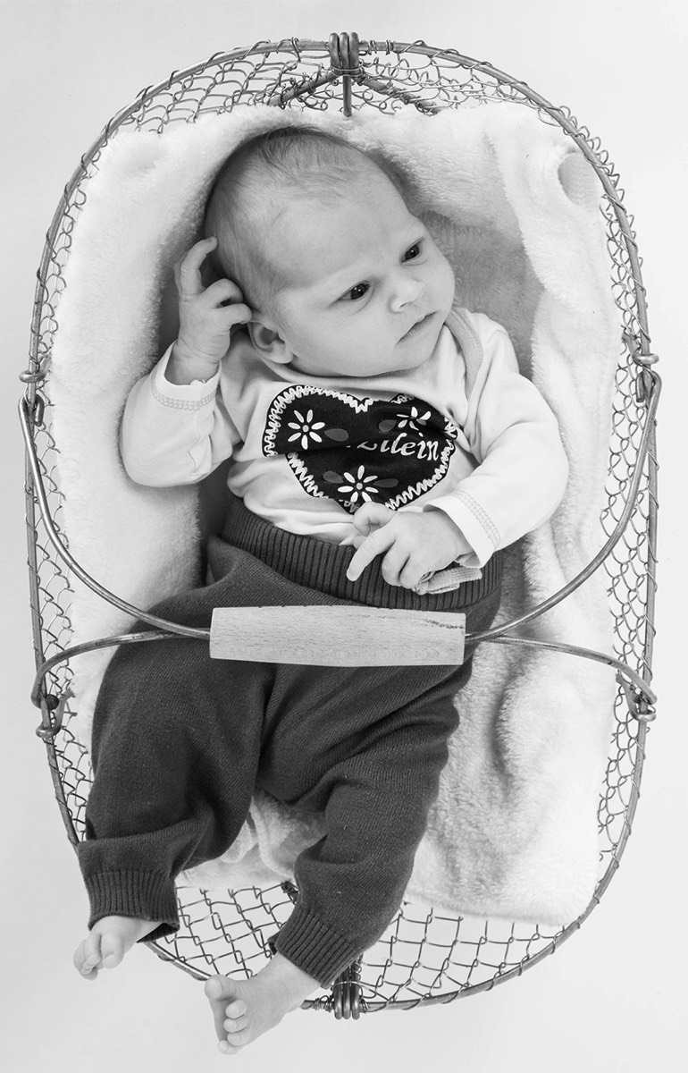 Babyfotos im Studio Seefeld
